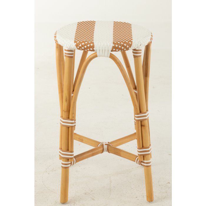 Barkruk Live Rotan Naturel/Bruin (Set van 2) / J-Line