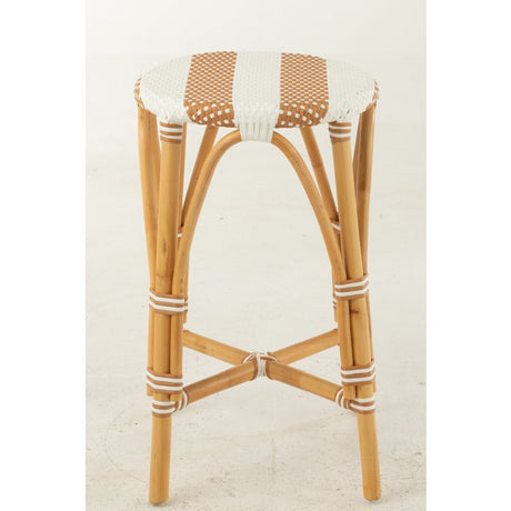 Barkruk Live Rotan Naturel/Bruin (Set van 2) / J-Line