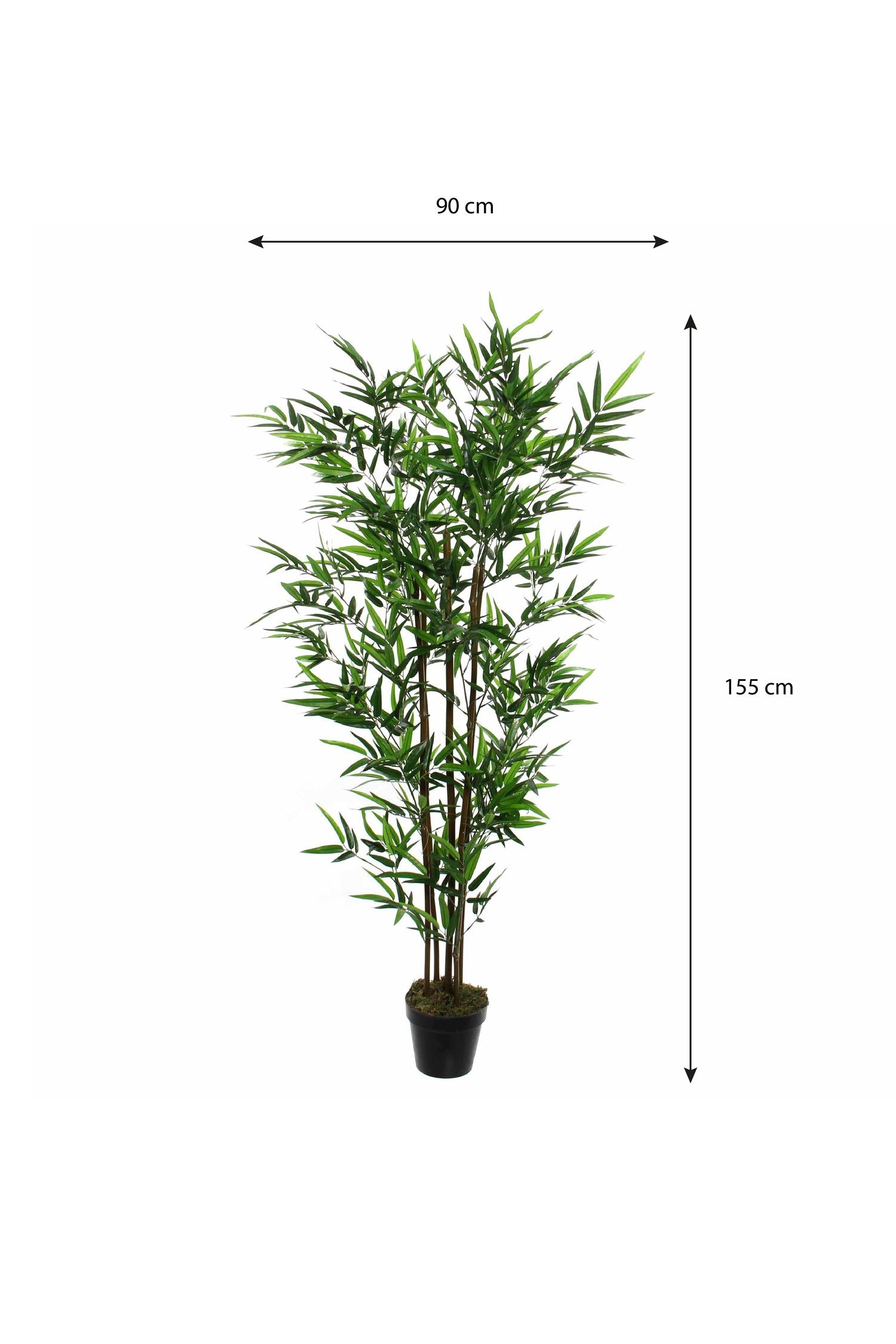 Bamboe Kunstplant (H155 x Ø90 cm) Green Collection - MICA DECORATIONS