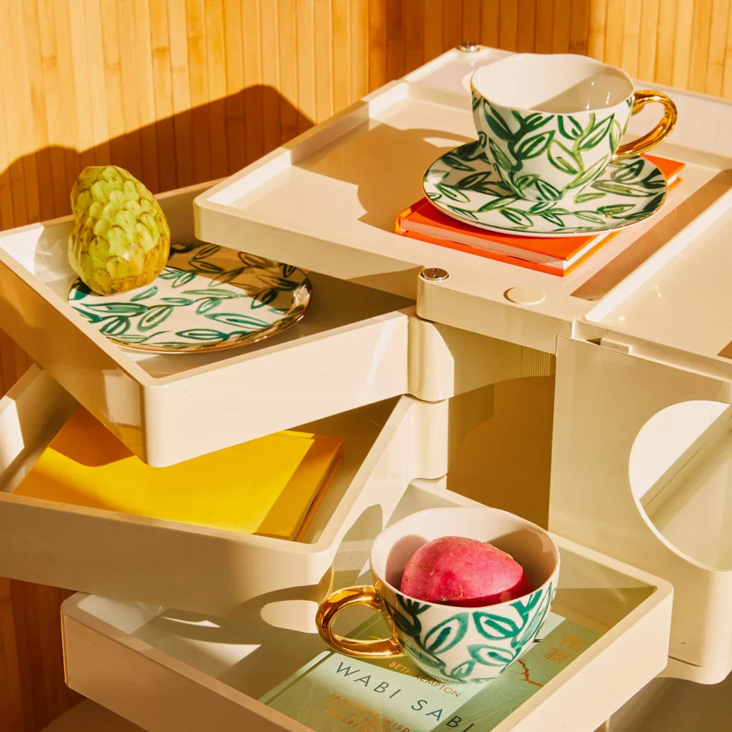 Good Morning Bord Bladeren Aqua / Urban Nature Culture