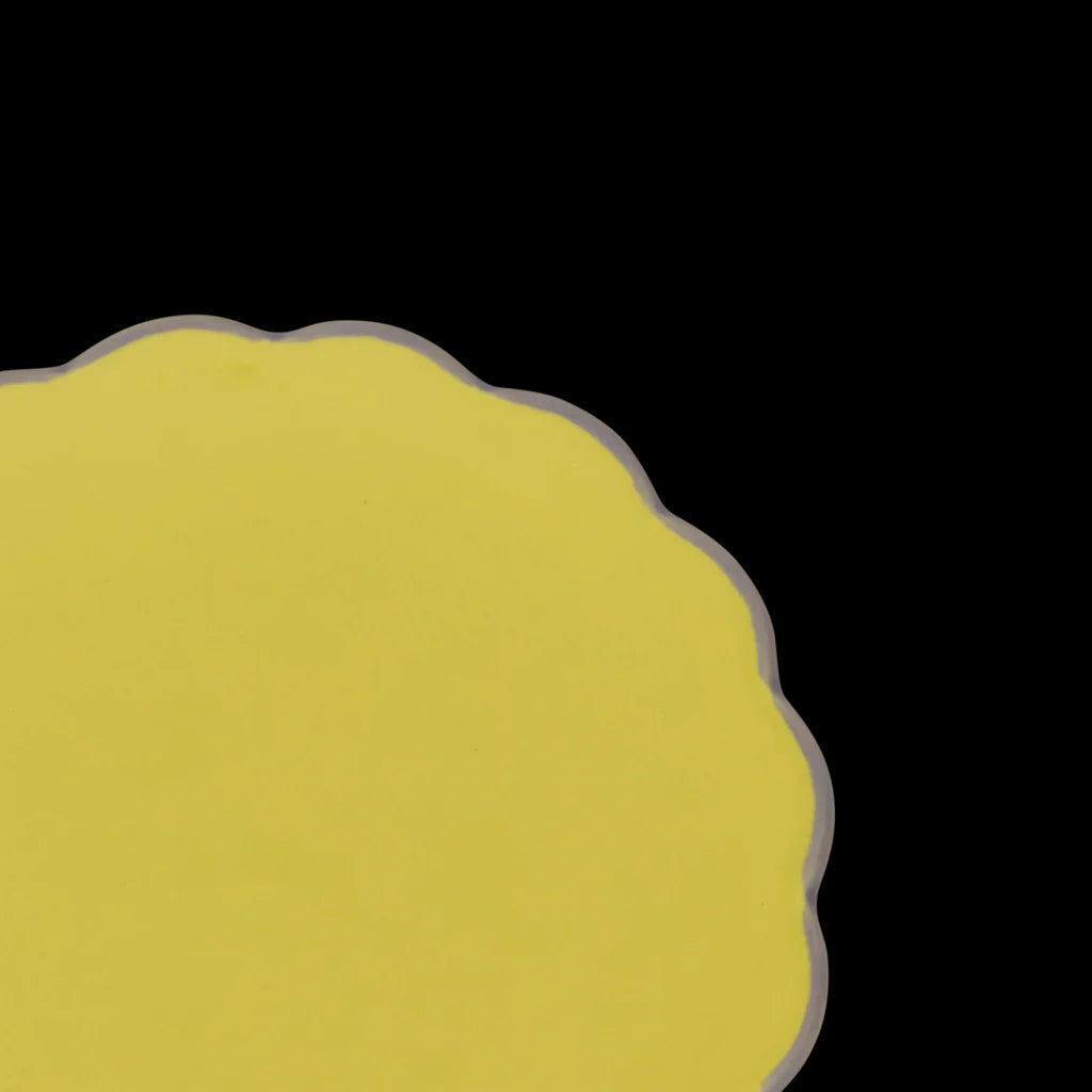 Good Morning Bord Gesculpteerd Limoengroen / Urban Nature Culture