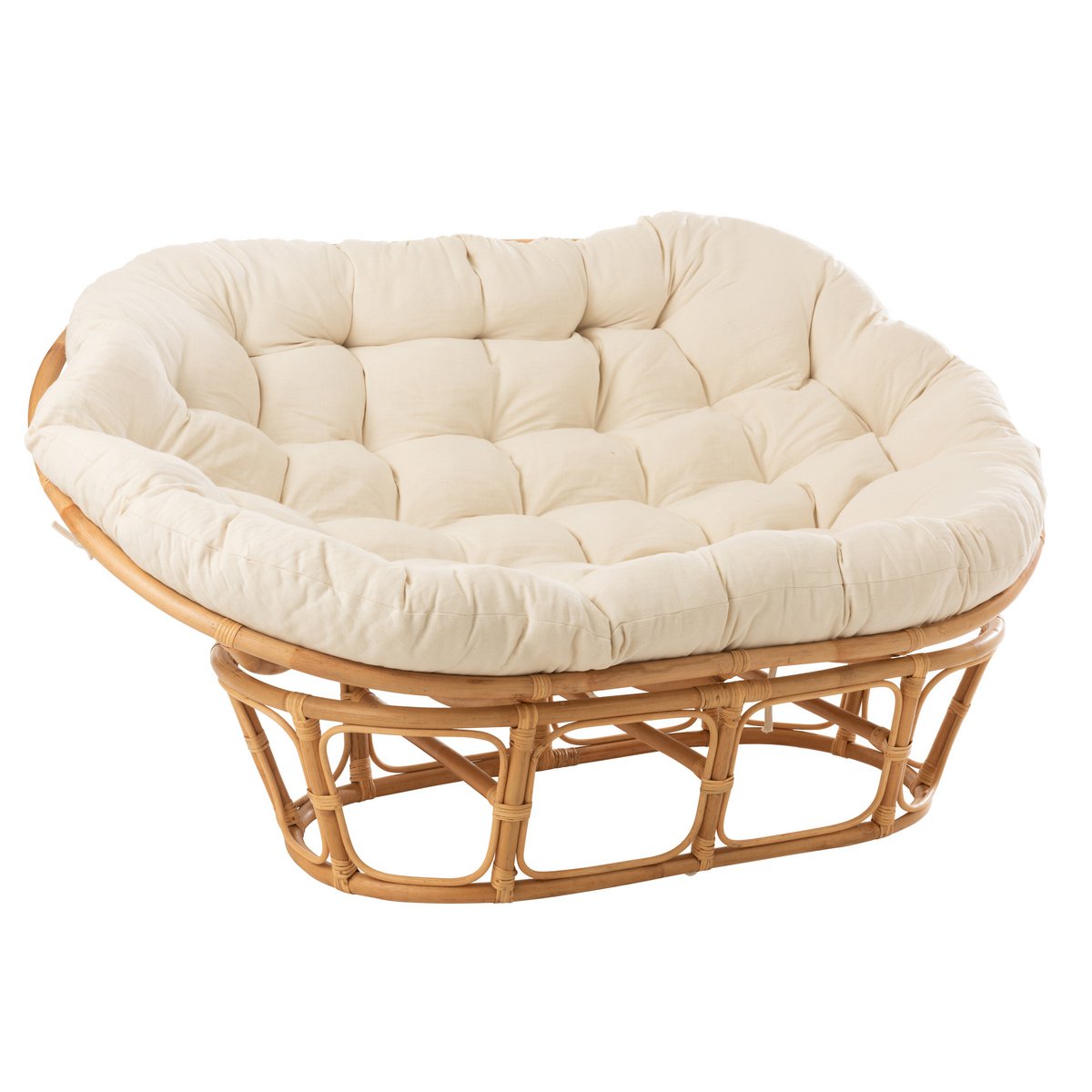 Rotan (Zetel met Kussen) Naturel Collection – J-LINE