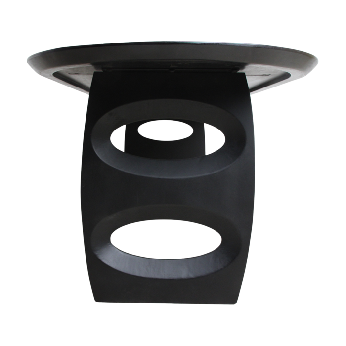 Eettafel Bullnose Teardrop Zwart 240 cm / Raw Materials