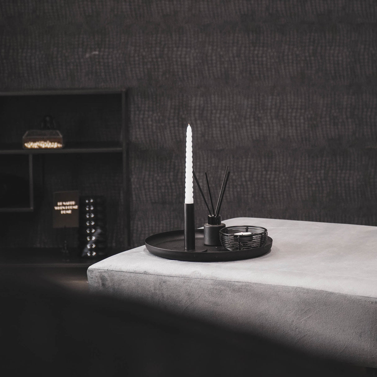 Gedraaide Kaarsen Wit (Set van 4) / Housevitamin