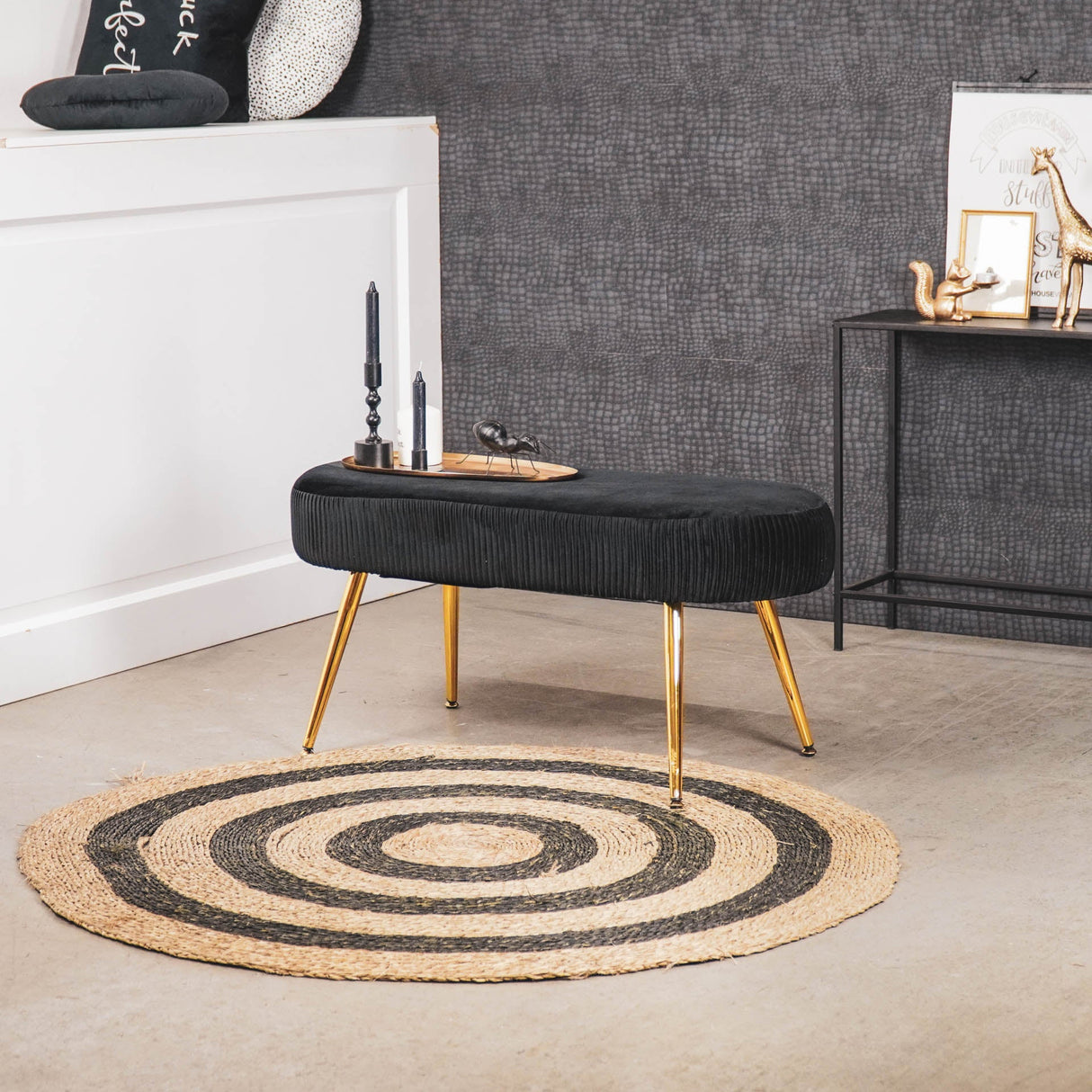 Hocker Poef (90×38×42 cm) / Housevitamin