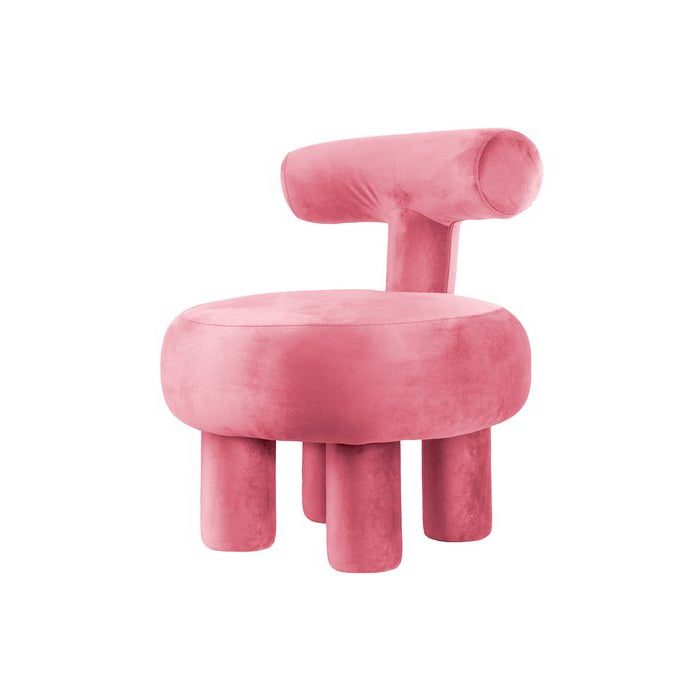 Abrazo Fauteuil Fluweel Roze / Leitmotiv