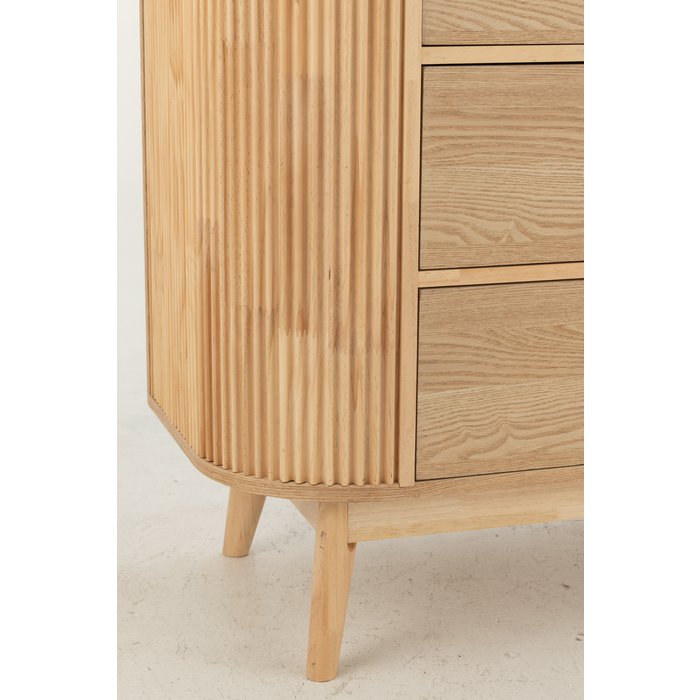 Kast Rond – Dennenhout Naturel (Large) / J-Line