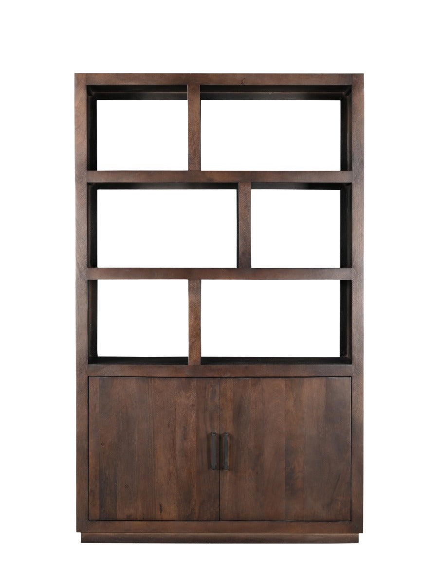 Jaxx Vakkenkast Bruin 120cm / Livingfurn