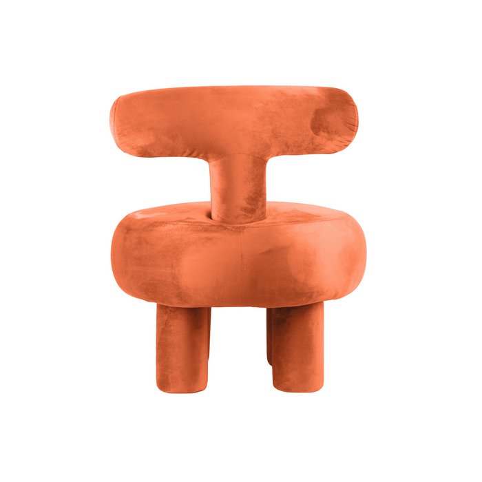Abrazo Fauteuil Fluweel Oranje / Leitmotiv