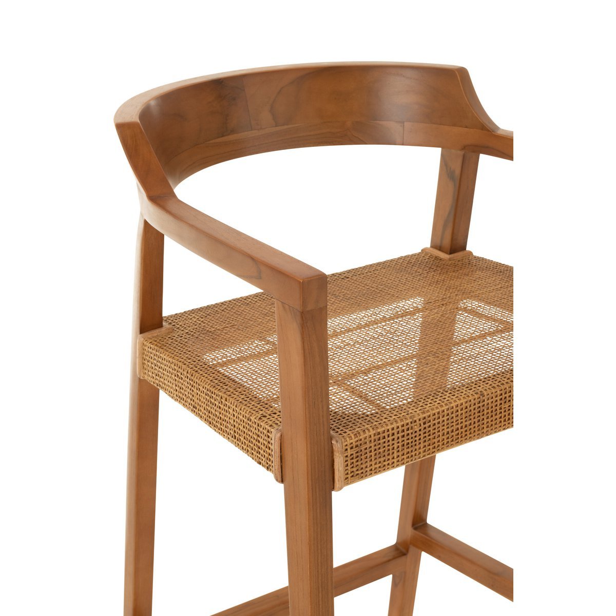 Barstoel Emma Teak Hout Bruin / J-Line