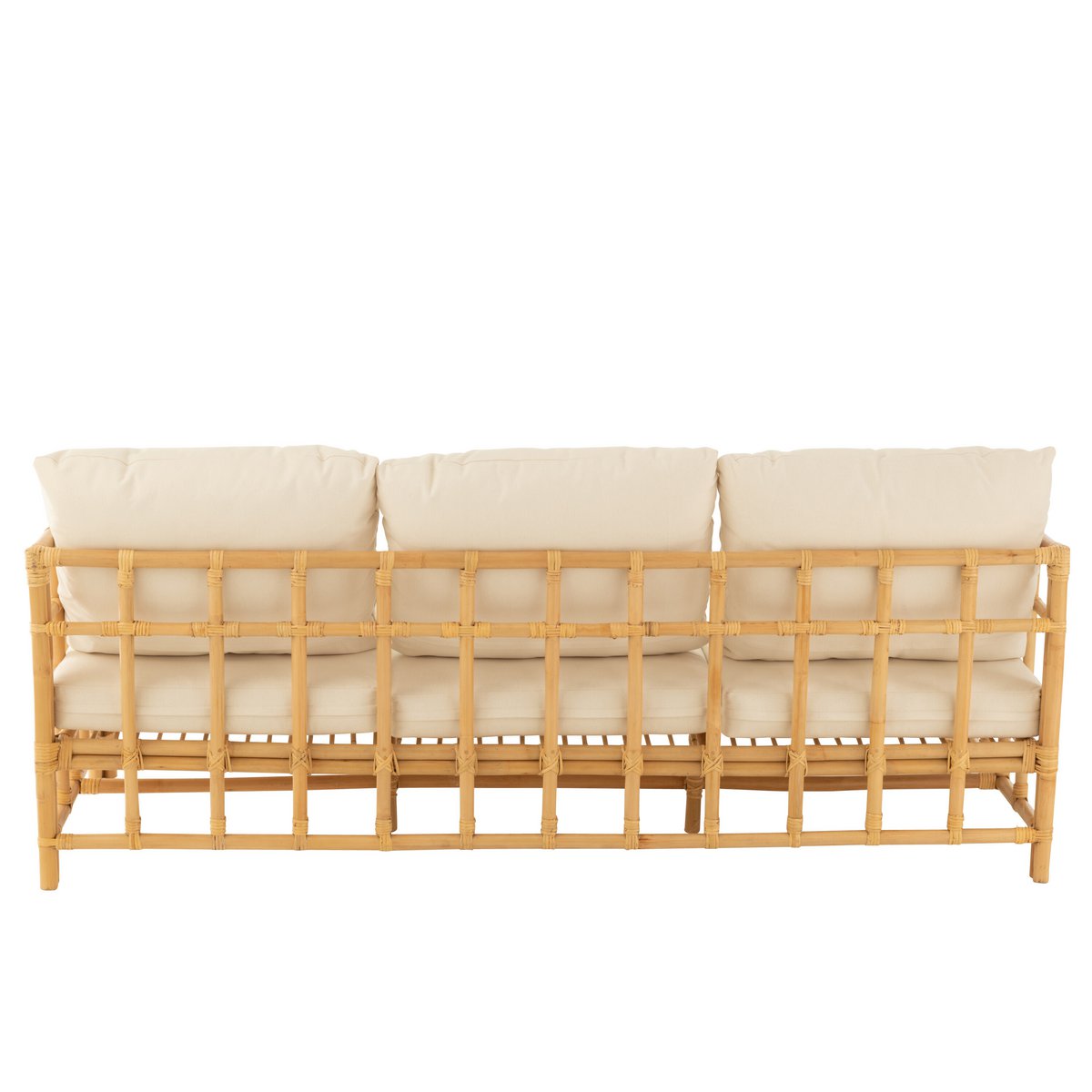 Zetel Elise met Kussen (Naturel/Wit) – J-LINE