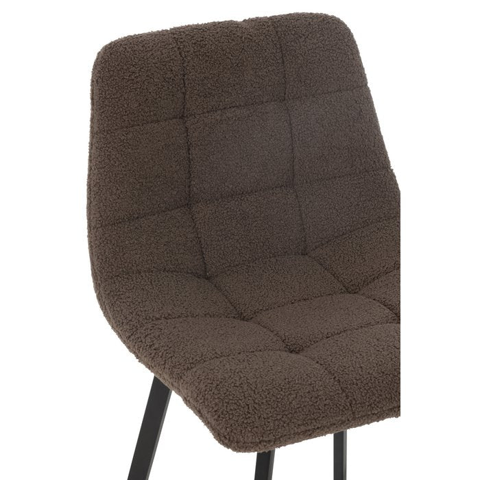 Barstoel Kent Bruin (Set van 2) / J-LINE