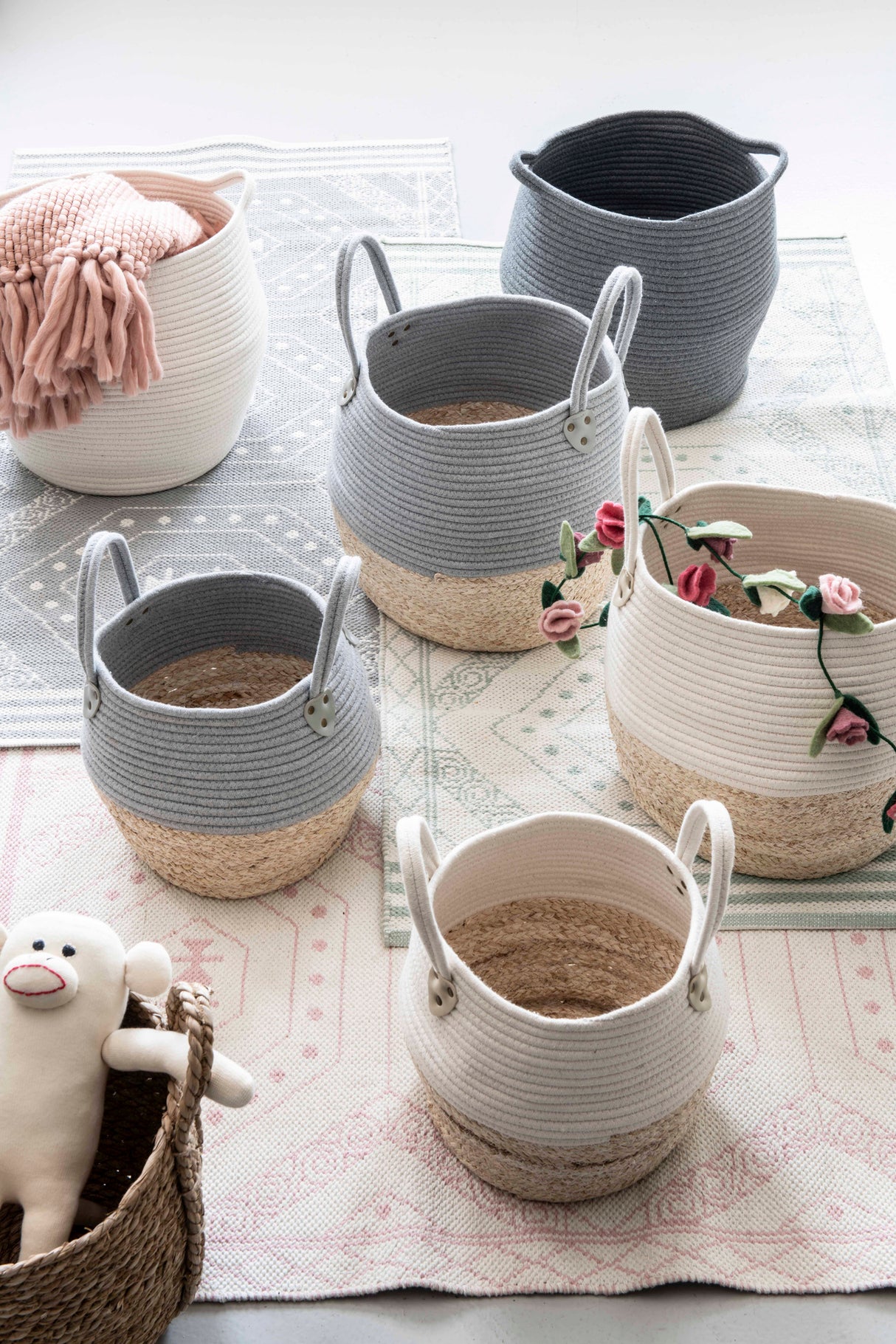 Kori Opbergmand – Grijs / KidsDepot