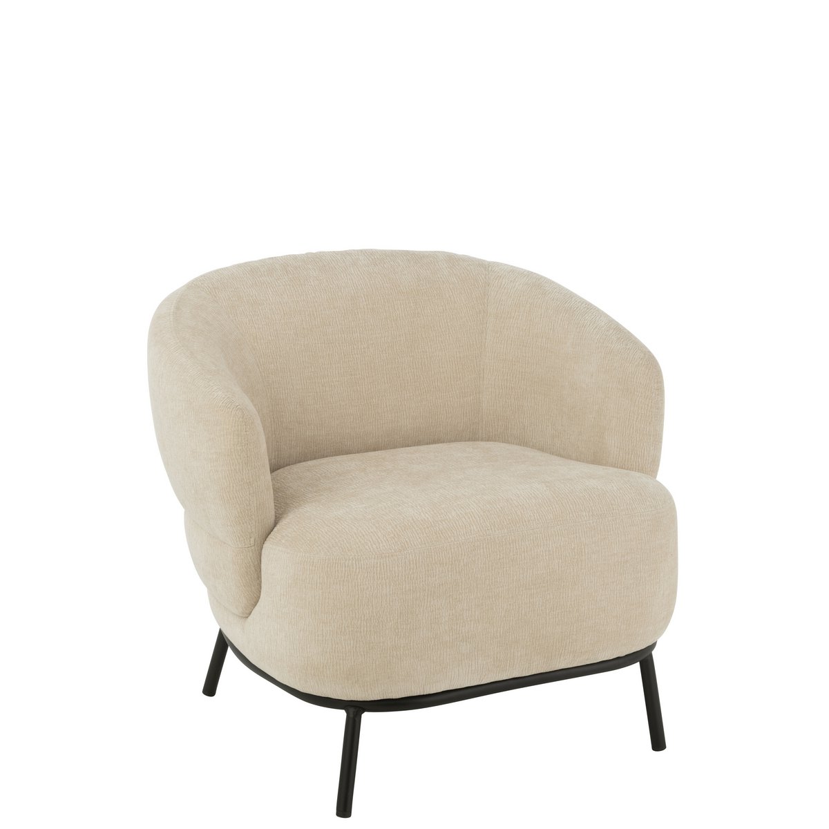 Fauteuil Mars Populierenhout Beige / J-Line