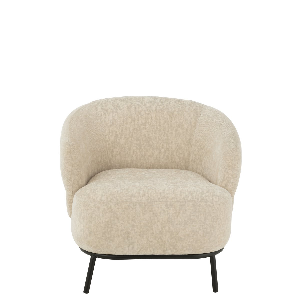 Fauteuil Mars Populierenhout Beige / J-Line