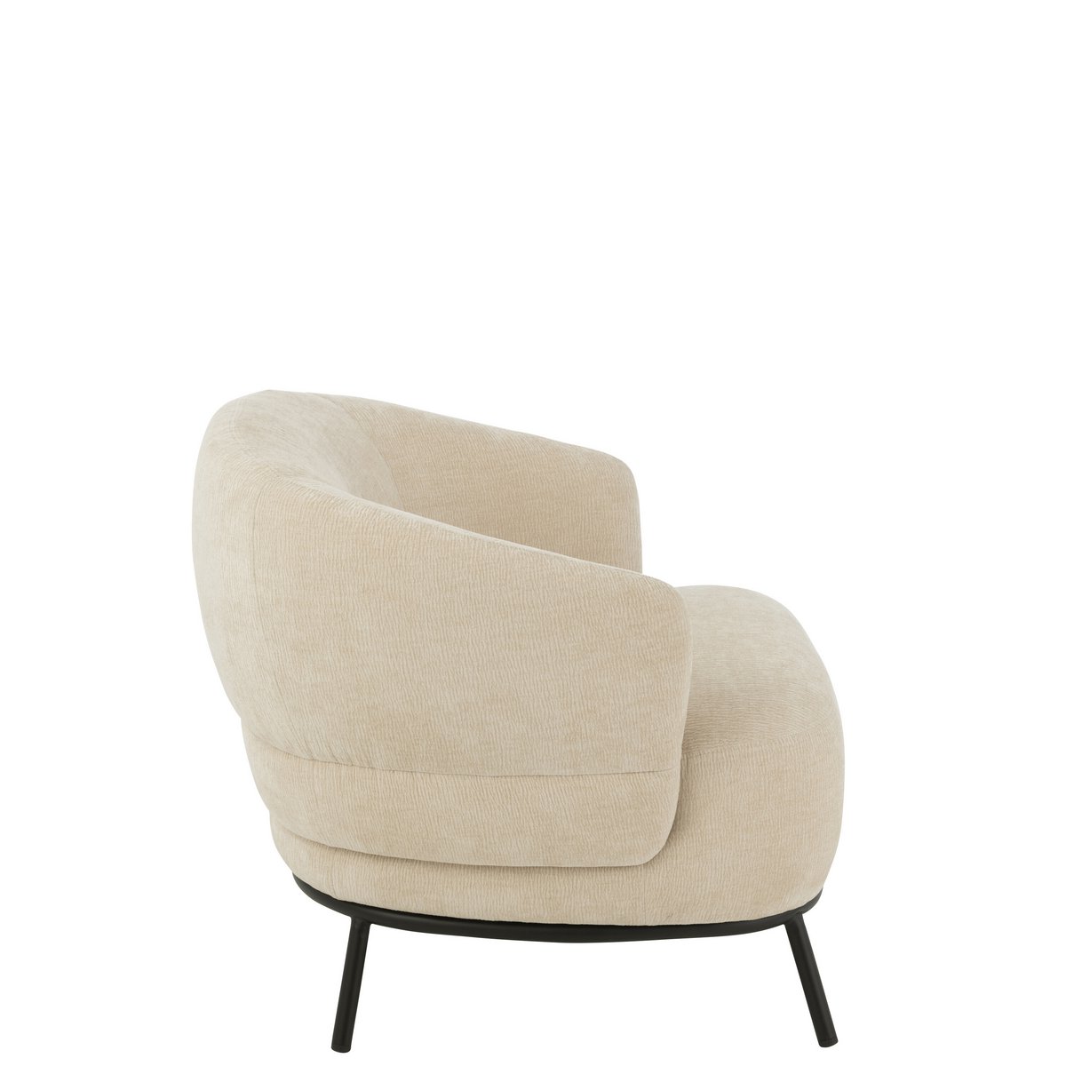 Fauteuil Mars Populierenhout Beige / J-Line