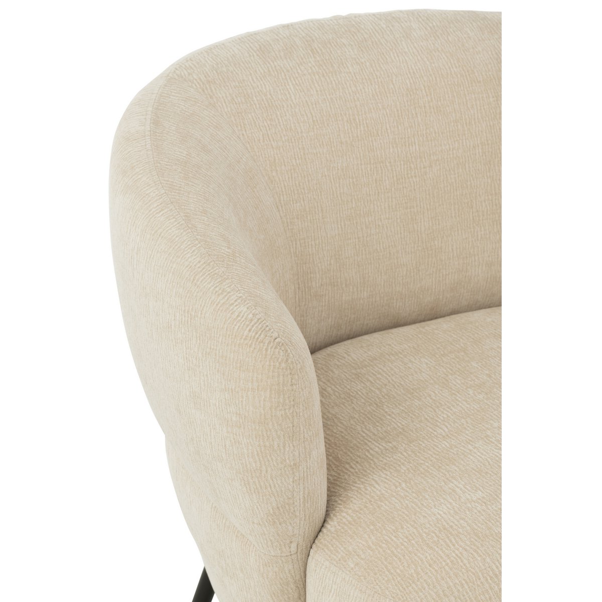 Fauteuil Mars Populierenhout Beige / J-Line