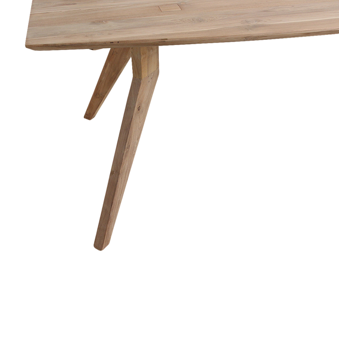 Eettafel Studio Teak Rechthoekig 240 cm / Raw Materials