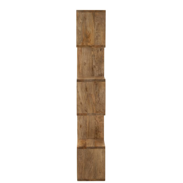 Boekenkast Verticaal Latten – Mango Hout Naturel / J-Line