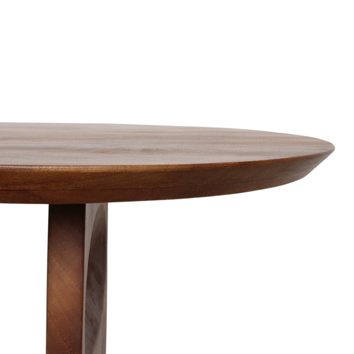 Eettafel Bullnose Teardrop Bruin 200 cm / Raw Materials