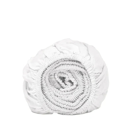 Hoeslaken Satijn - Wit (100×210×30) / Coco & Cici