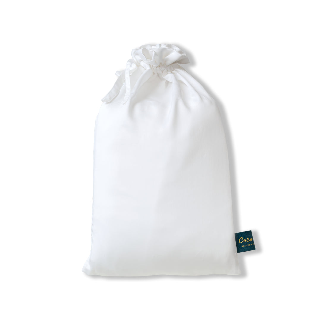 Hoeslaken Bamboe Wit (160×200×30) / Coco & Cici