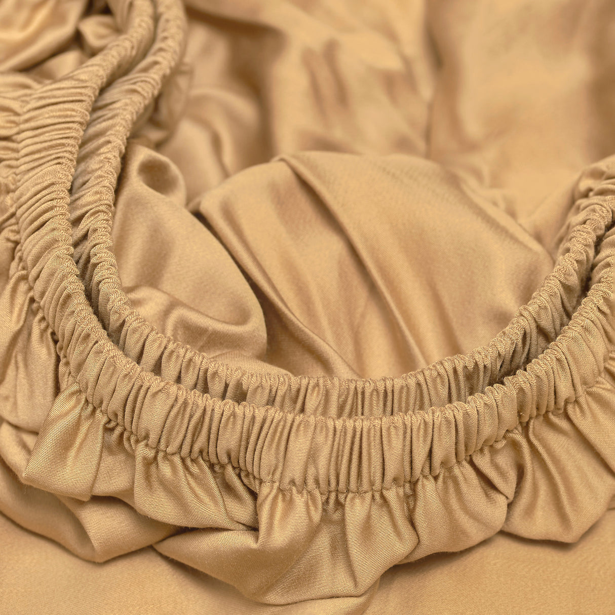 Hoeslaken Bamboe Okergeel (90×210×30) / Coco & Cici