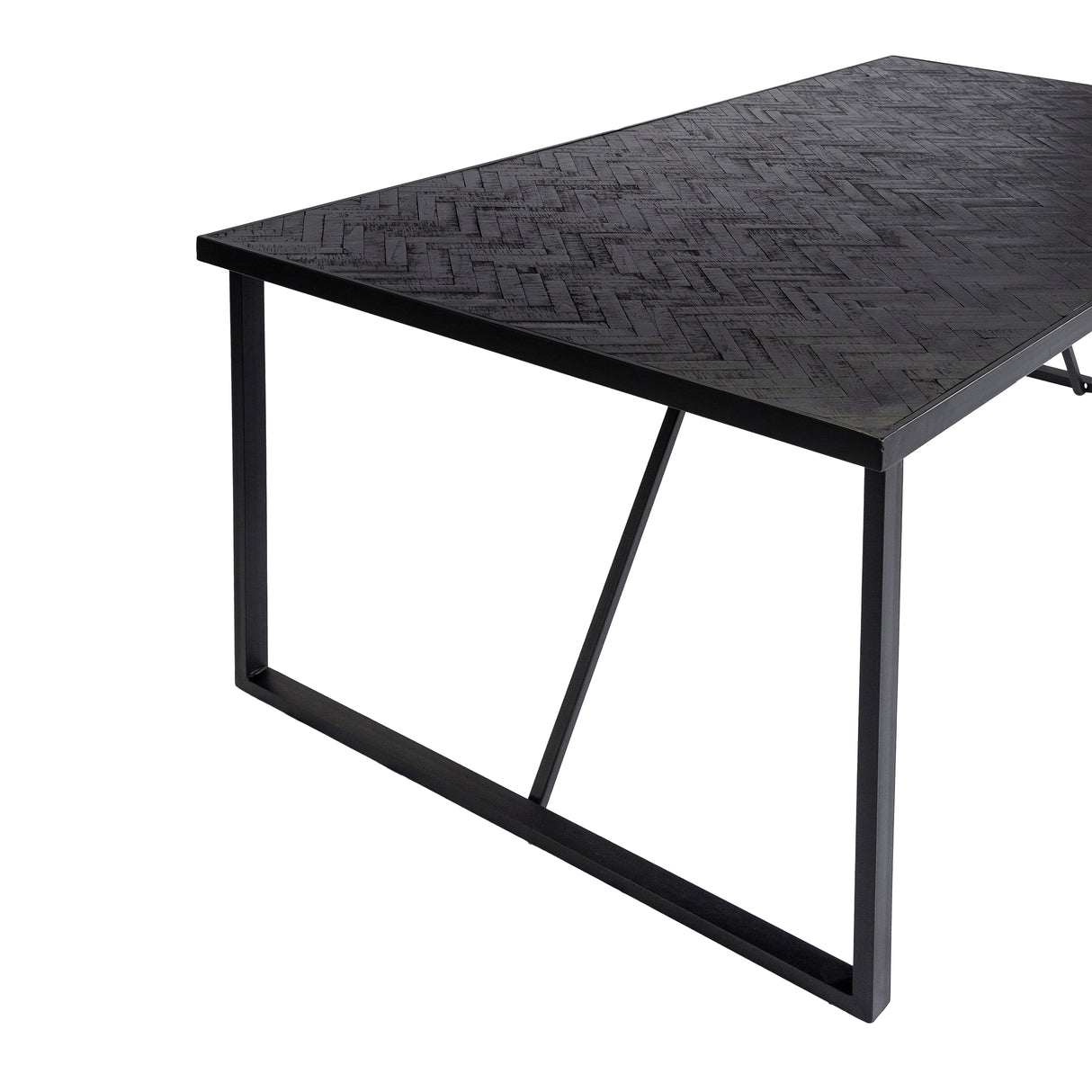 Eettafel Noir Parquet Zwart 160 cm / Profurn