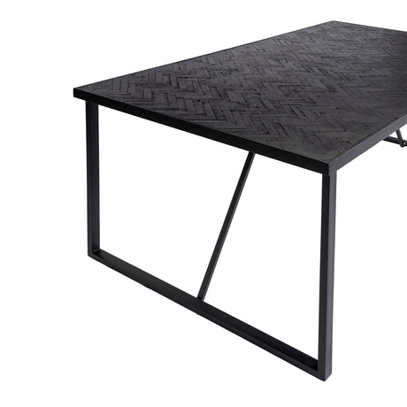 Eettafel Noir Parquet Zwart 160 cm / Profurn