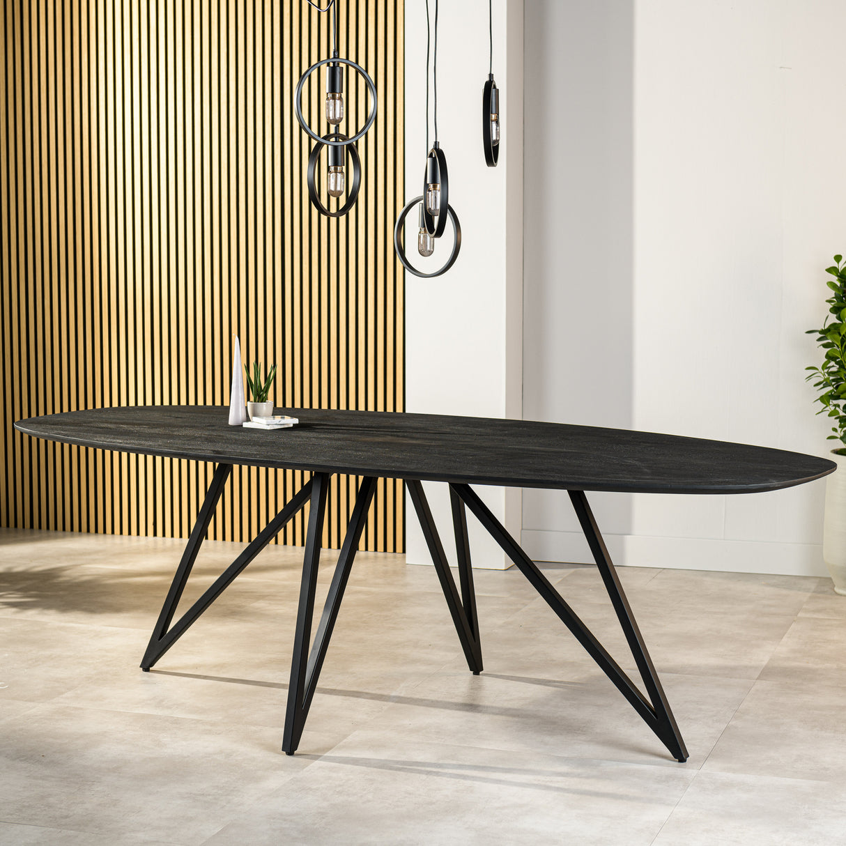 Eettafel Eclipse Blade Zwart 240 cm / Profurn