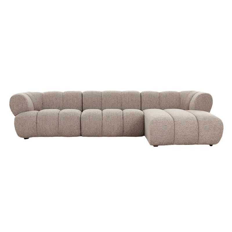 Bank New York (4-Zits) Sand Bouclé Collection – POLE TO POLE