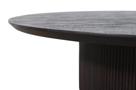 Xelle Brown - Ronde Eettafel van Mangohout (Ø150 cm) - PTMD