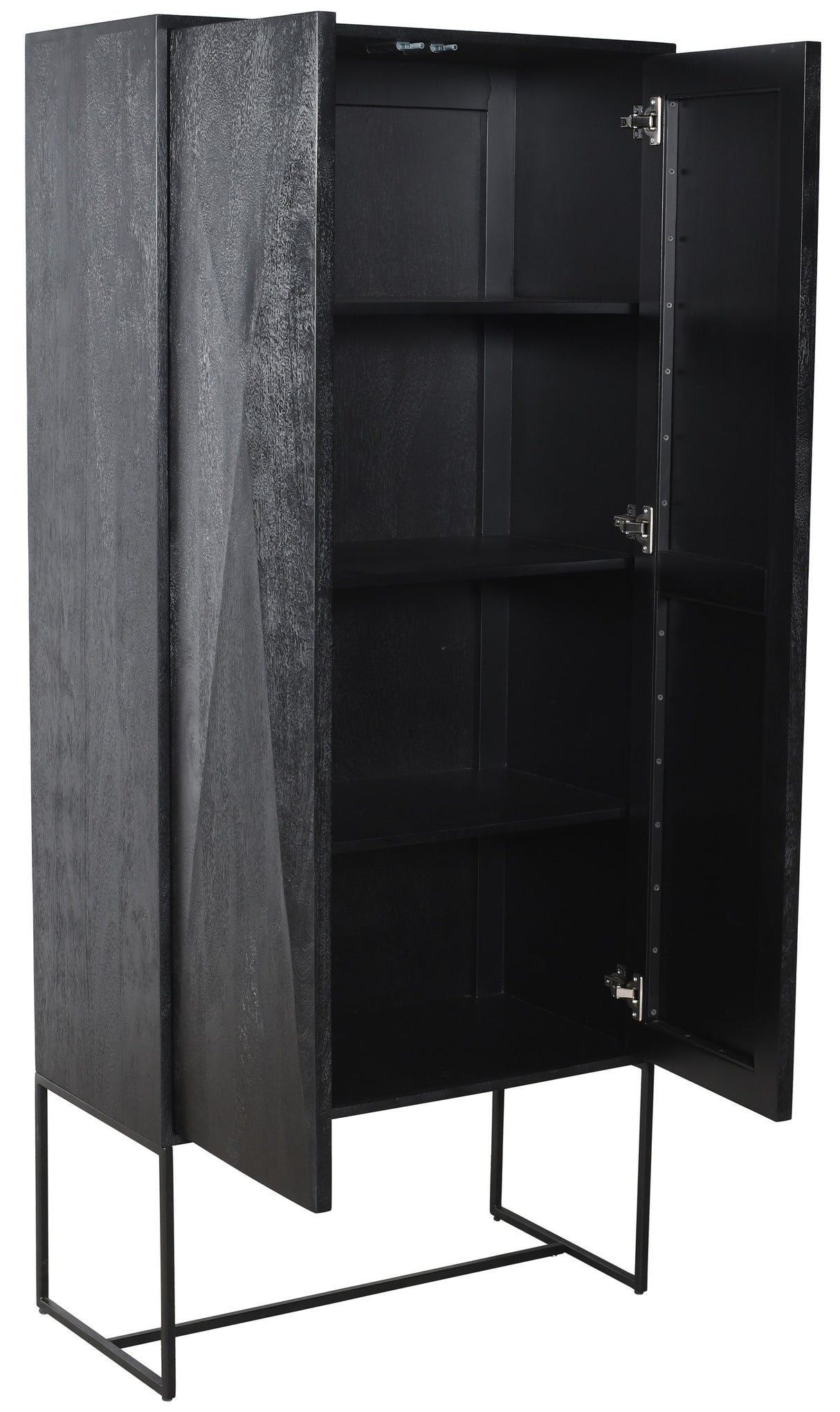 Onyx Black - Wandkast met 2 Deuren - PTMD