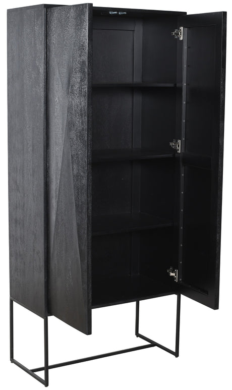Onyx Black - Wandkast met 2 Deuren - PTMD