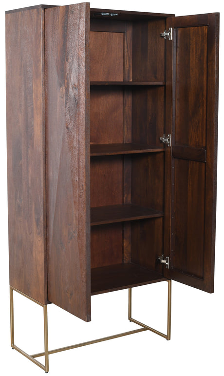 Onyx Brown - Wandkast met 2 Deuren - PTMD