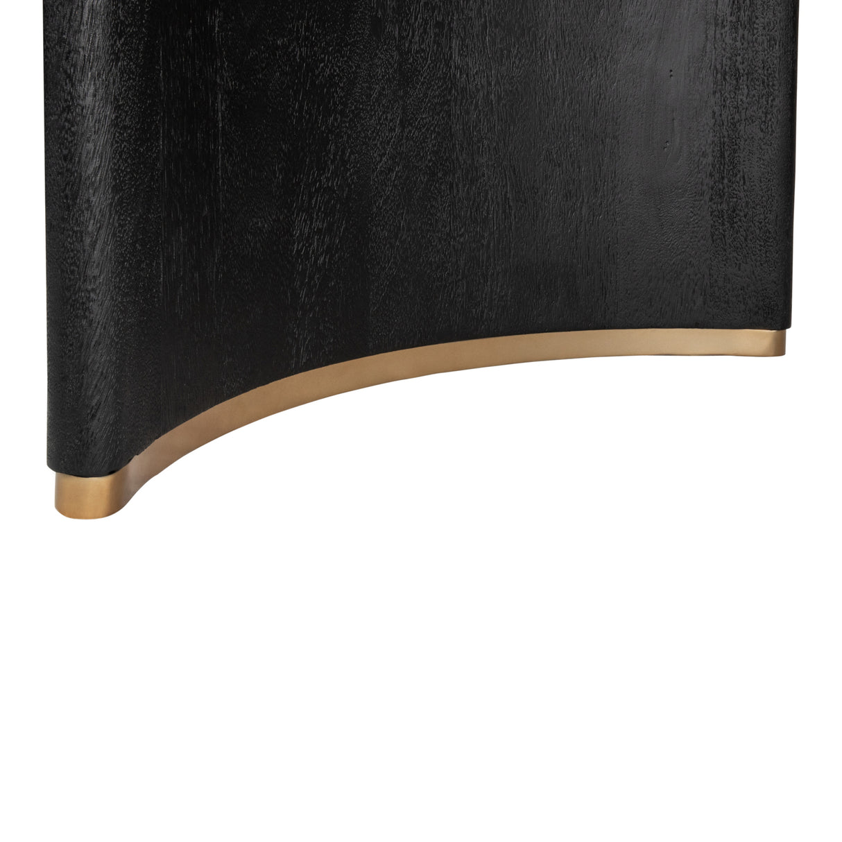 Ostara Black - Eettafel van Mangohout met Gouden Accenten (280 cm) - PTMD