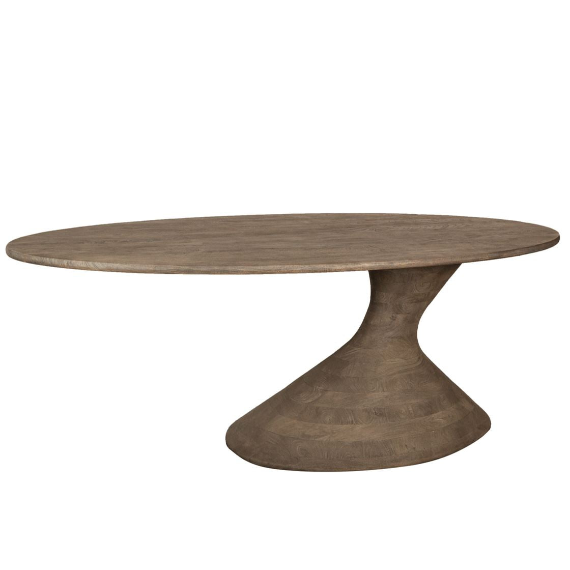 Nemo Grey - Ovale Eettafel van Mangohout (220 cm) - PTMD