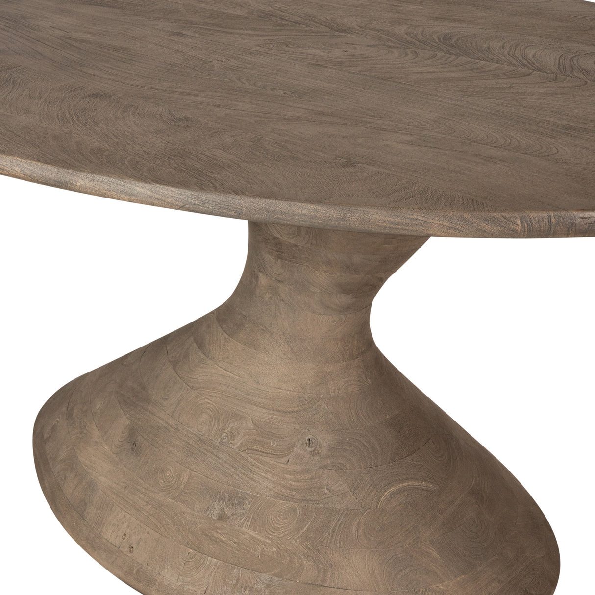 Nemo Grey - Ovale Eettafel van Mangohout (220 cm) - PTMD