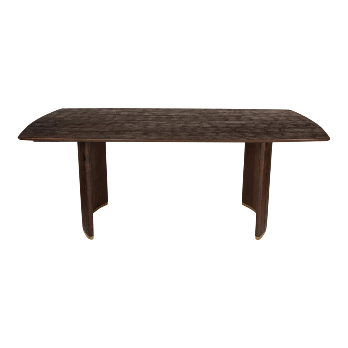Ostara Brown - Eettafel van Mangohout met Goudkleurige Poten (200 cm) - PTMD