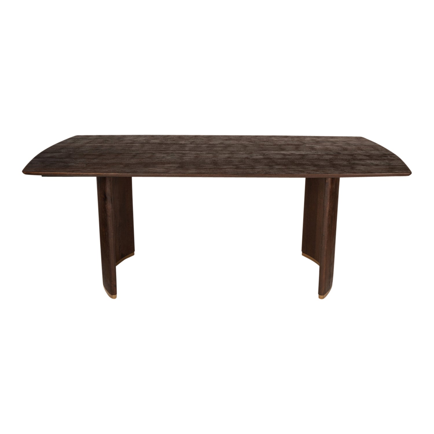 Ostara Brown - Eettafel van Mangohout met Goudkleurige Poten (200 cm) - PTMD