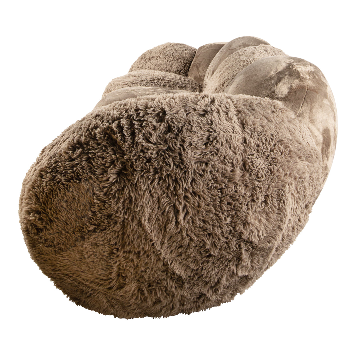 Lush Taupe - Gebogen Designbank met Luxe Textuur - PTMD