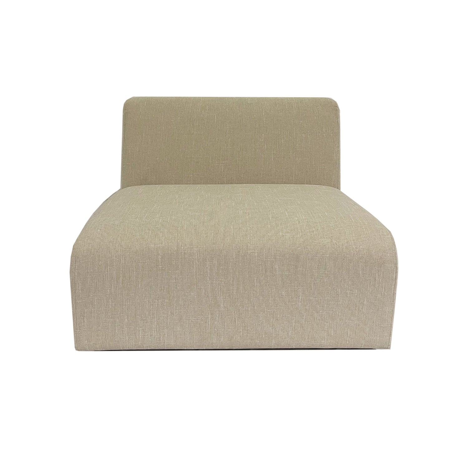 Max Beige - All Weather Outdoor Sofa (1-Seater Module) - PTMD
