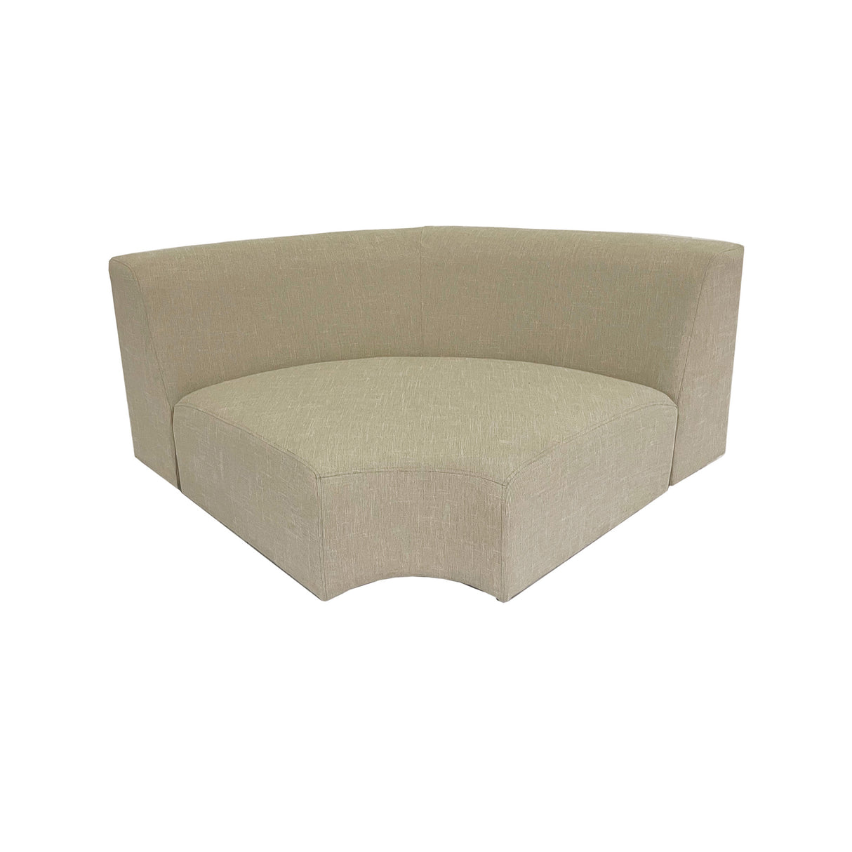 Max Beige - All Weather Outdoor Sofa (Round Corner) - PTMD