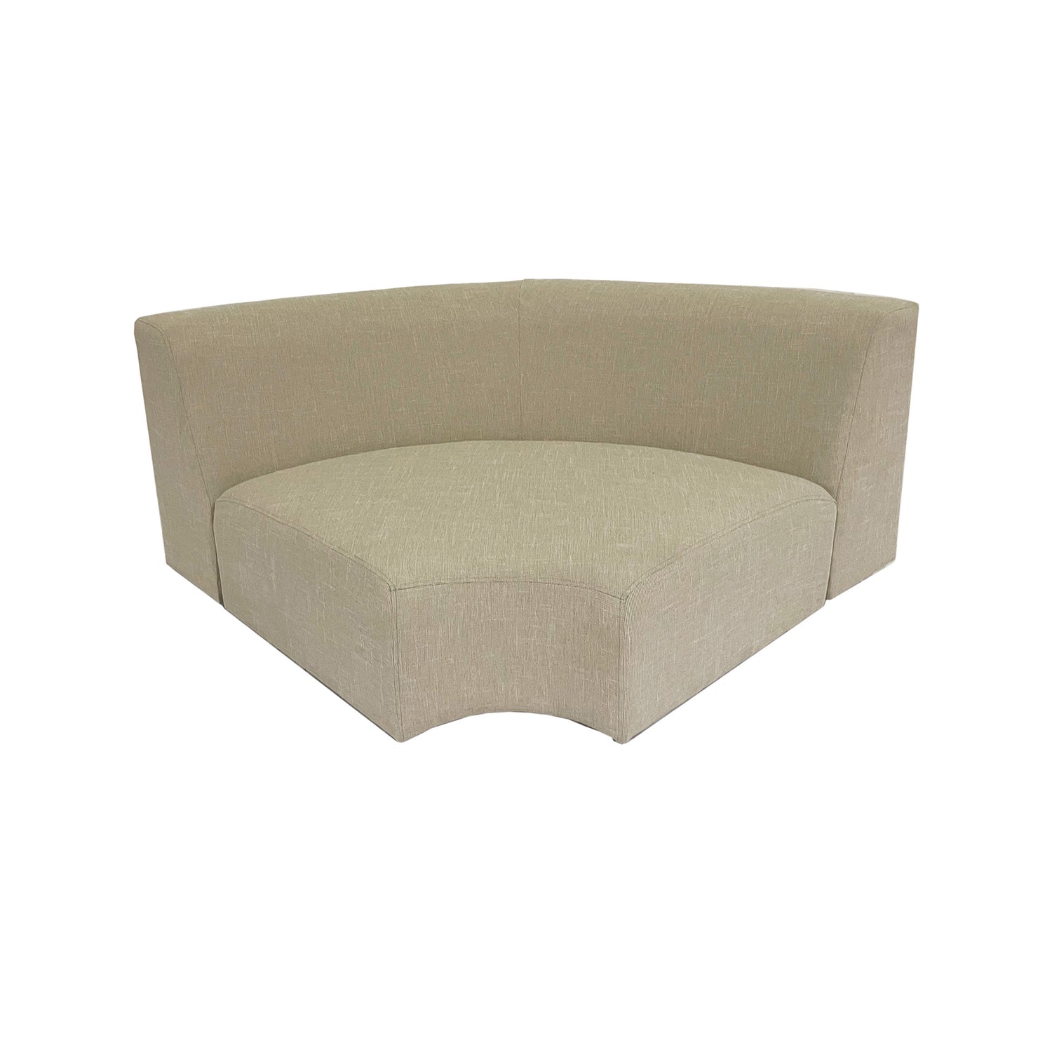 Max Beige - All Weather Outdoor Sofa (Round Corner) - PTMD