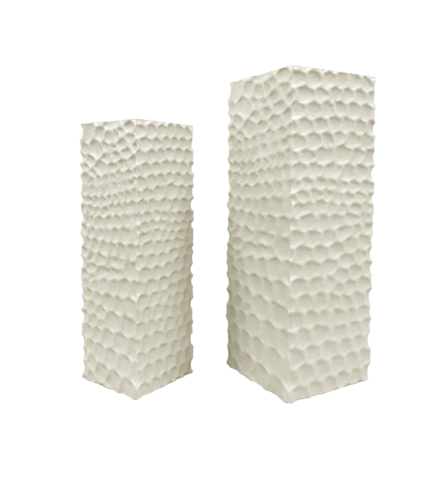 Isaiah Nature Design SV2 - Sculpturale MDF Zuilen in White & Cream - PTMD