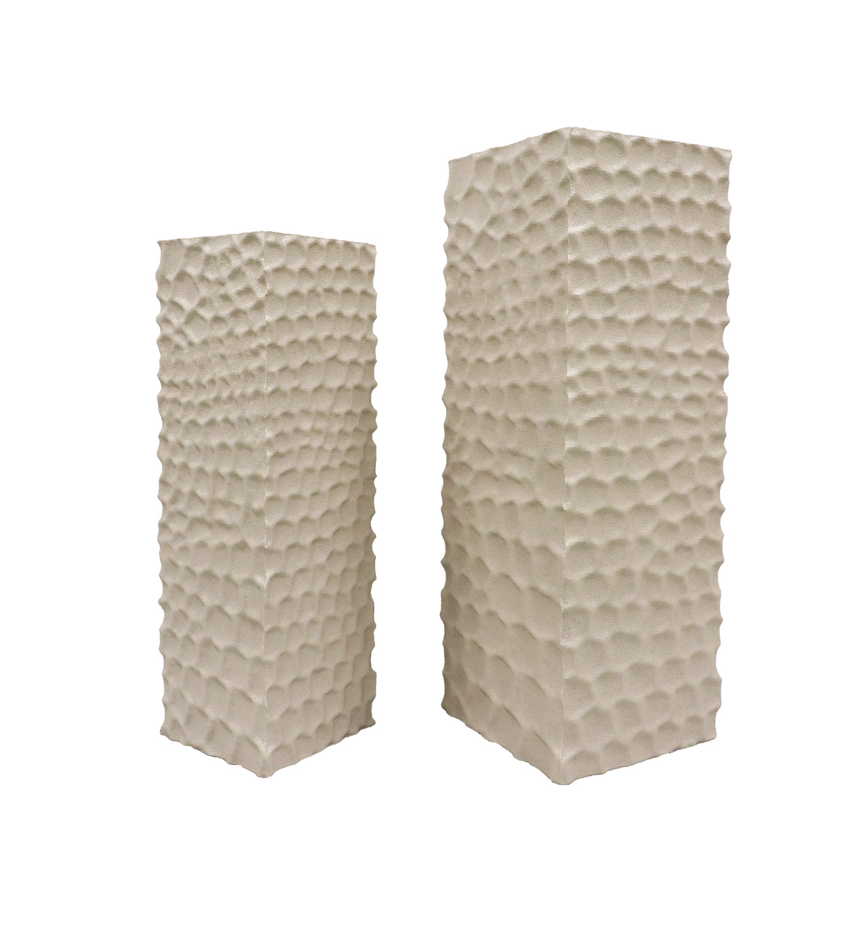 Isaiah Nature Design SV2 - Sculpturale MDF Zuilen in White & Cream - PTMD