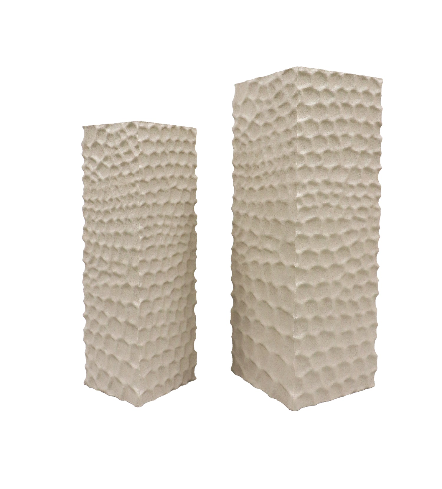Isaiah Nature Design SV2 - Sculpturale MDF Zuilen in White & Cream - PTMD
