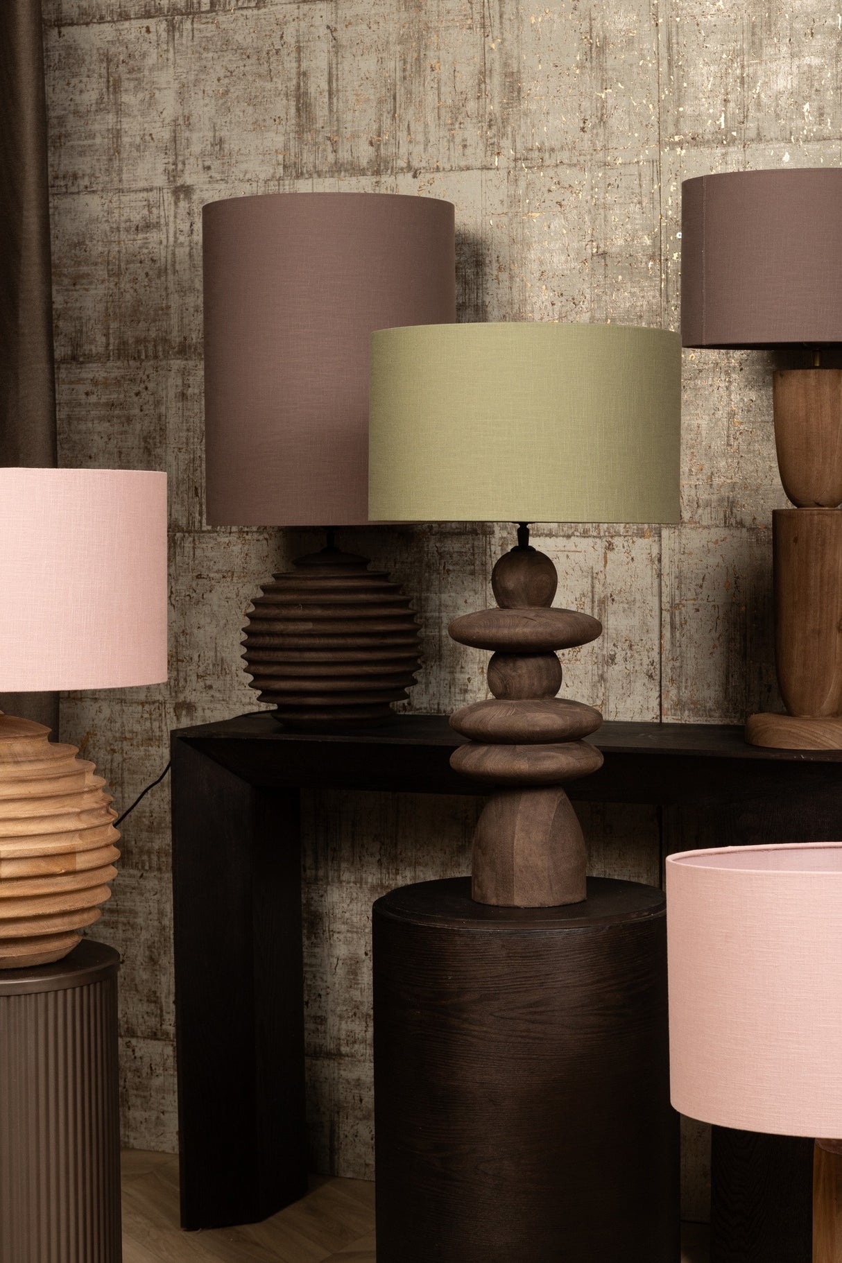 Rivvo Green Lampenkap Ø40×H24 (Set van 2) / PTMD