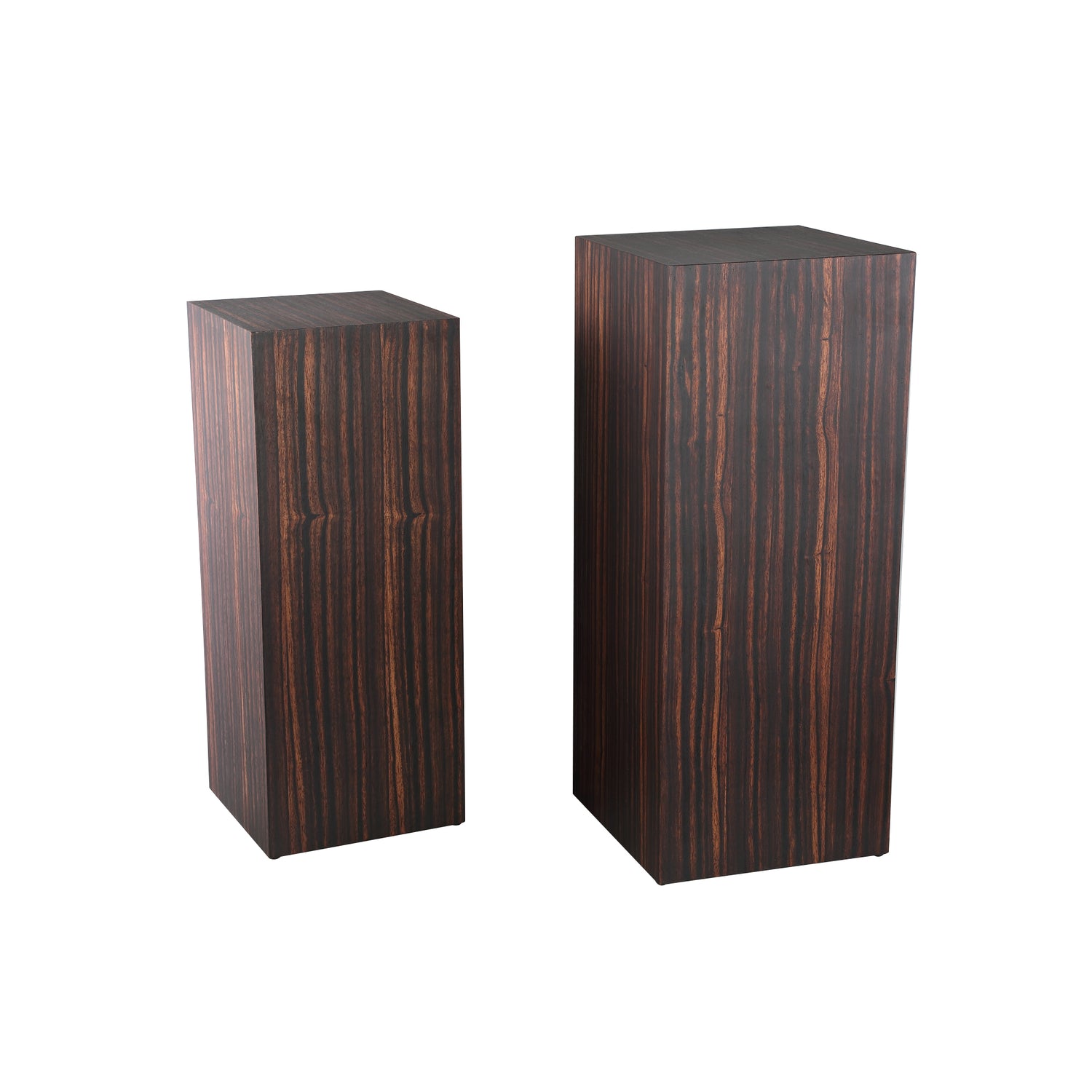Tiess Wooden Veneer - Luxe Designzuilen in Zwart & Bruin - PTMD