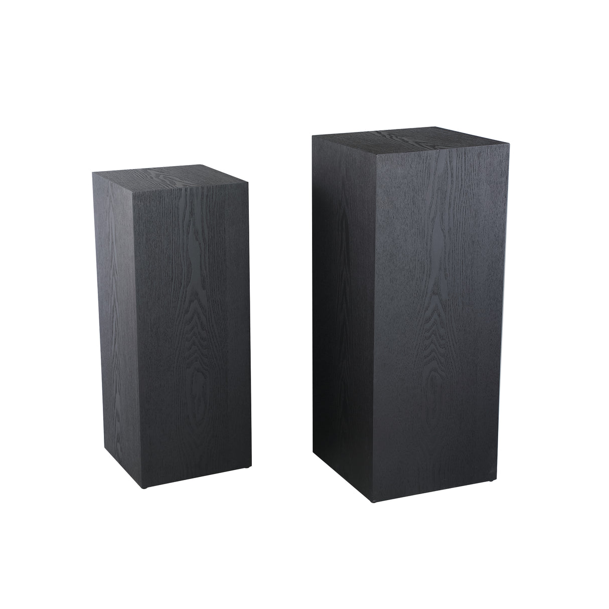 Tiess Wooden Veneer - Luxe Designzuilen in Zwart & Bruin - PTMD